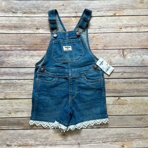 OshKosh Lace Trim Shortalls